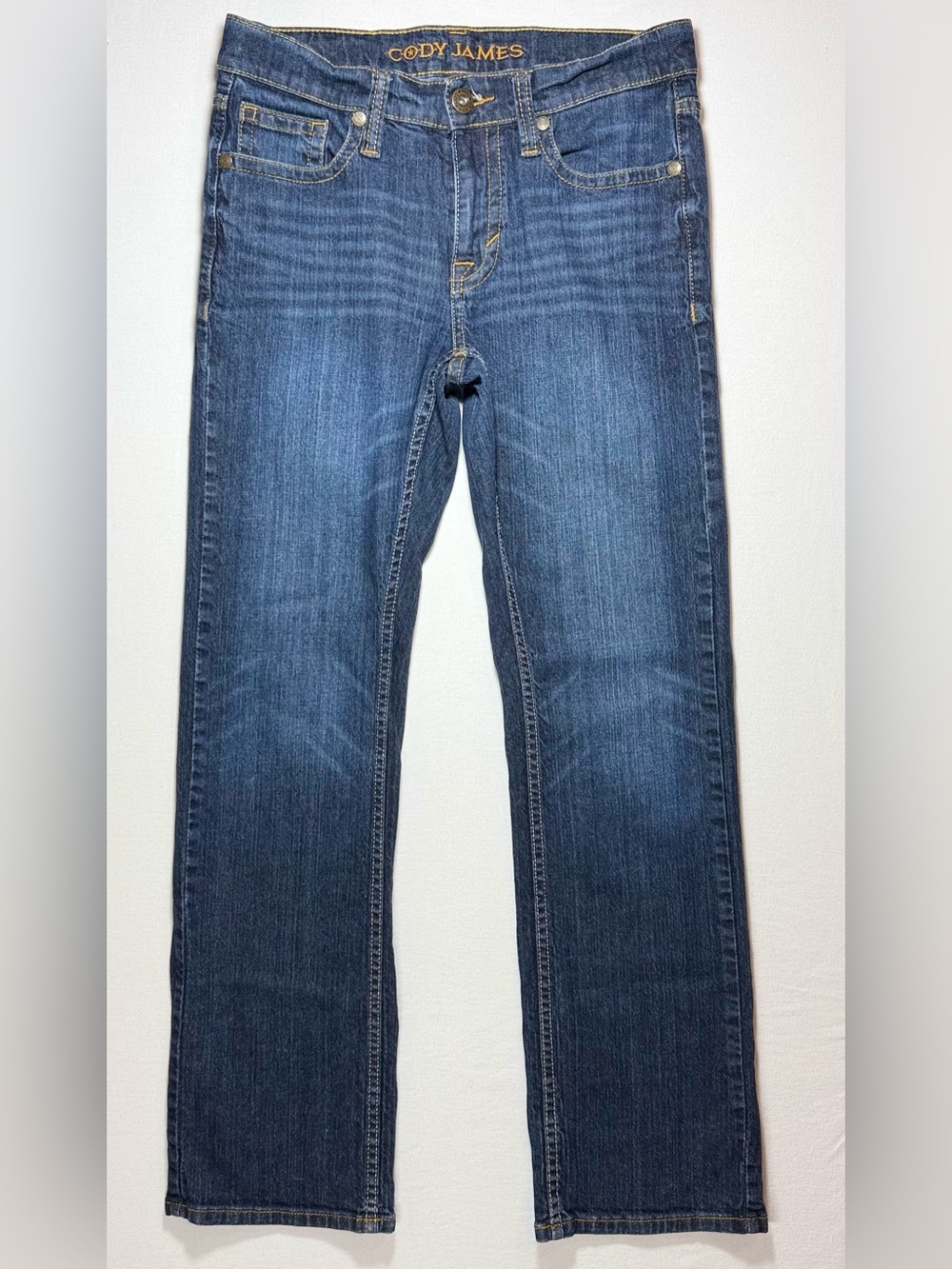Cody James Straight Leg Jeans — Dark Blue